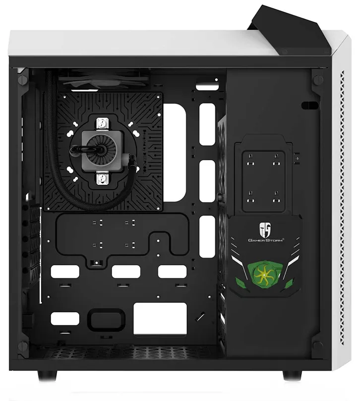 Корпус для ПК Deepcool BARONKASE LIQUID WH DP-MATX-BNKSWH-LQD