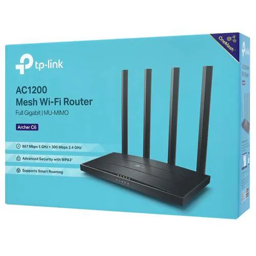 Wi-Fi Роутер TP-Link Archer C6 Ver 3.20