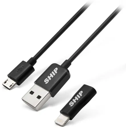 Интерфейсный кабель SHIP MICRO USB/Apple 8pin API08MUPBB