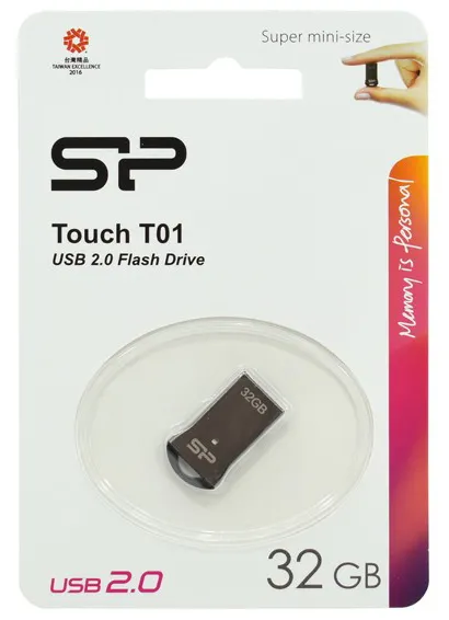 USB флешка 32GB Silicon Power Touch T01 SP032GBUF2T01V3K silver