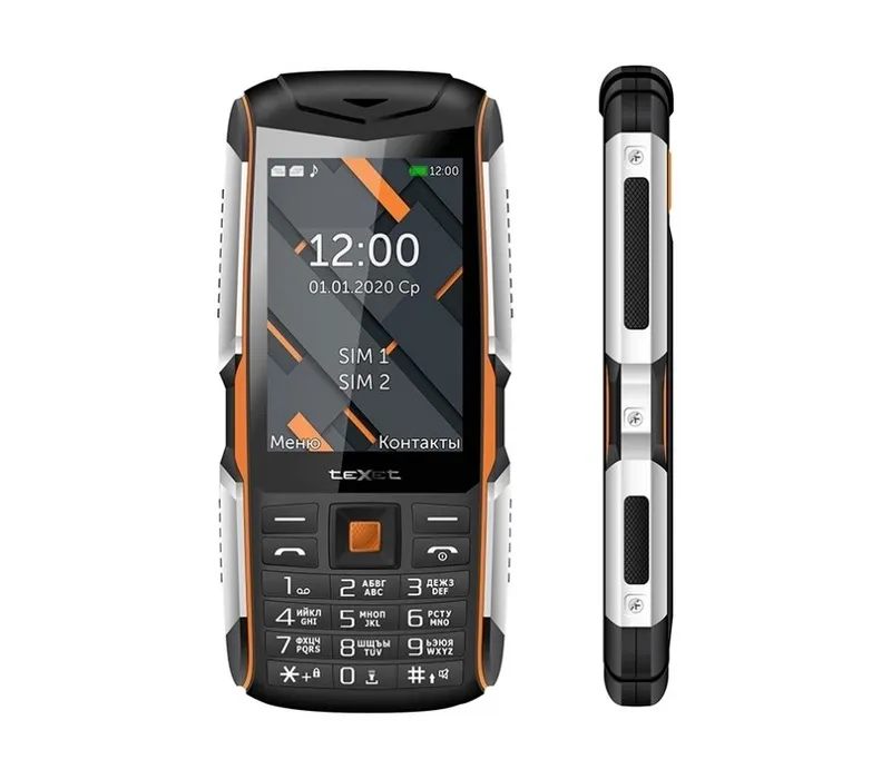 Мобильный телефон Texet TM-D426 черный-оранжевый