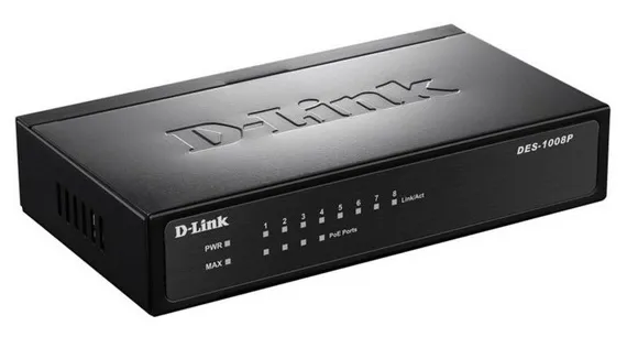 Коммутатор D-Link DES-1008P/C1A