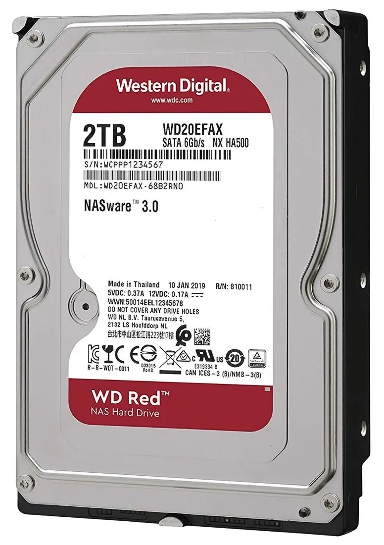 Жесткий диск 2Tb WD Red WD20EFAX