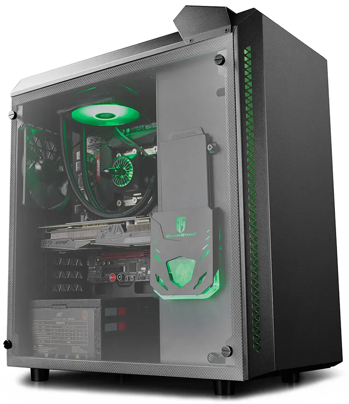 Корпус для ПК Deepcool BARONKASE LIQUID DP-MATX-BNKSBK-LQD