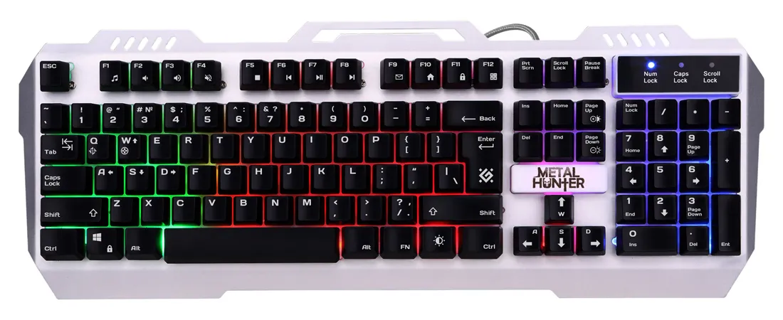 Клавиатура игровая Defender Metal Hunter GK-140L RU