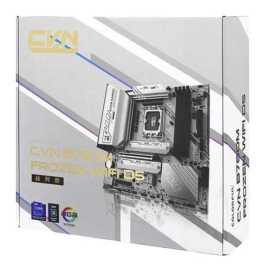 Материнская плата Colorful CVN B760M FROZEN WIFI D5 V20