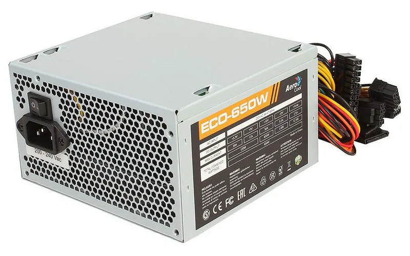 Блок питания Aerocool ECO-650 650W