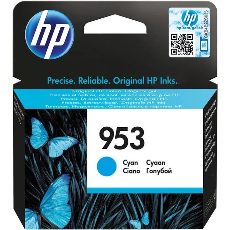 Картридж HP F6U12AE 953 Cyan