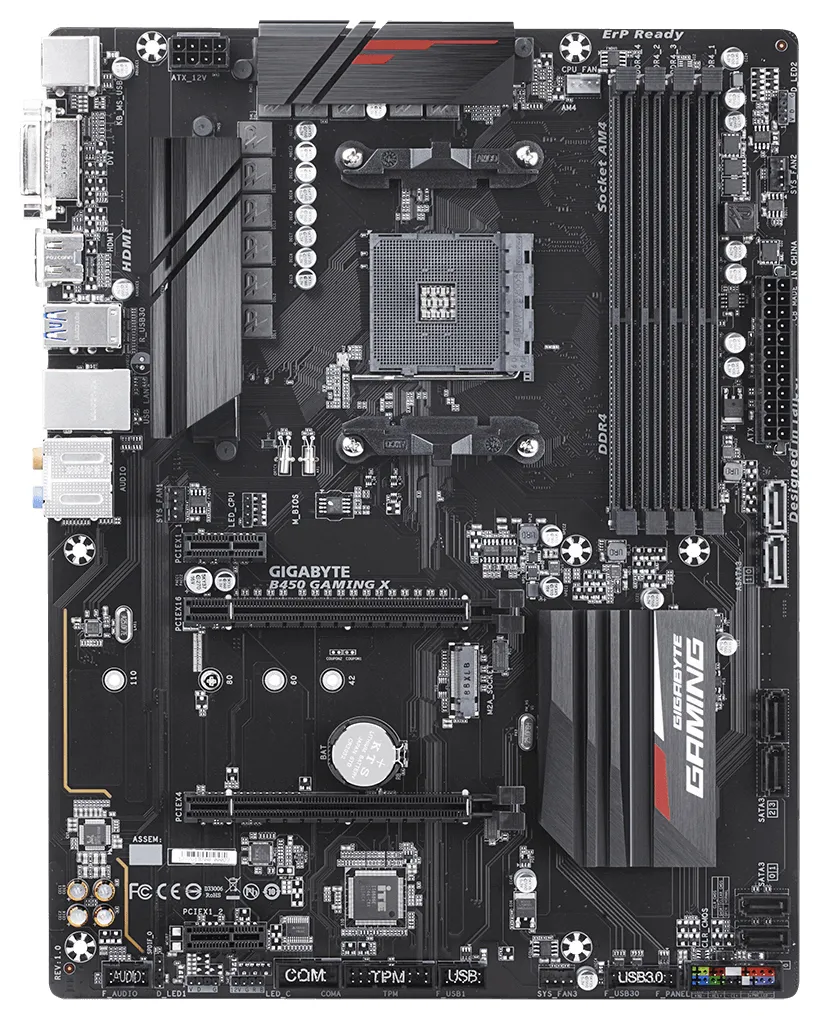 Материнская плата GIGABYTE B450 GAMING X