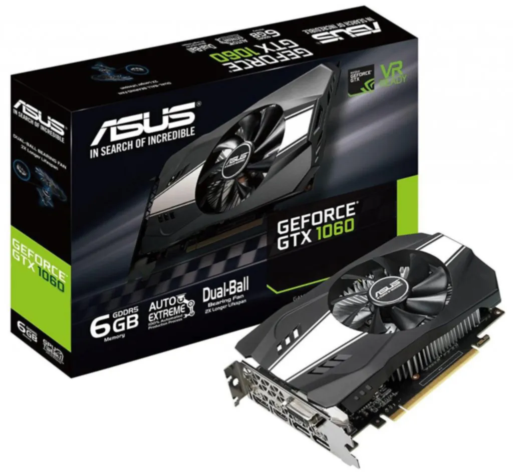 Видеокарта 6 Gb ASUS Phoenix GTX 1060 PH-GTX1060-6G