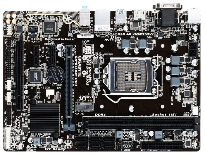 Материнская плата Gigabyte GA-B150-HD3