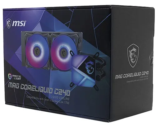 Водяное охлаждение MSI MAG CORELIQUID C240