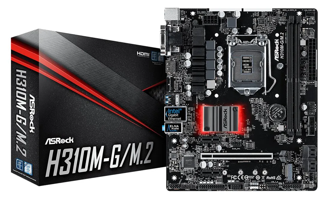 Материнская плата ASRock H310M-G/M.2