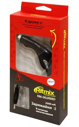 Автомобильное зарядное устройство Ritmix RM-002RMD