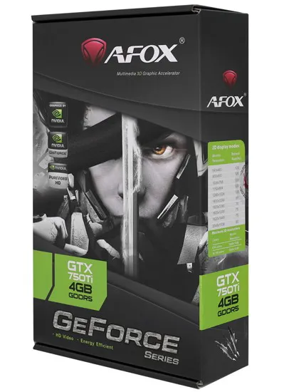 Видеокарта 4 GB Afox GTX750TI AF750TI-4096D5H4