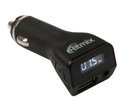 Автомобильный FM модулятор + зарядник Ritmix FMT-A740