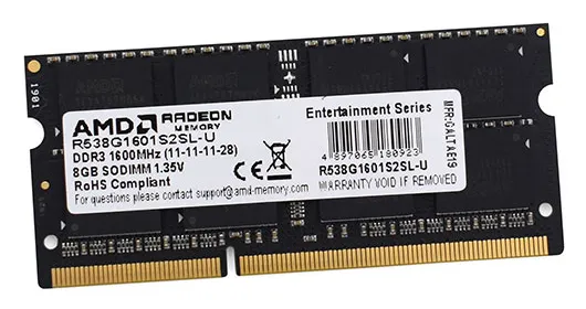 Оперативная память 8GB AMD Radeon R5 R538G1601S2SL-U