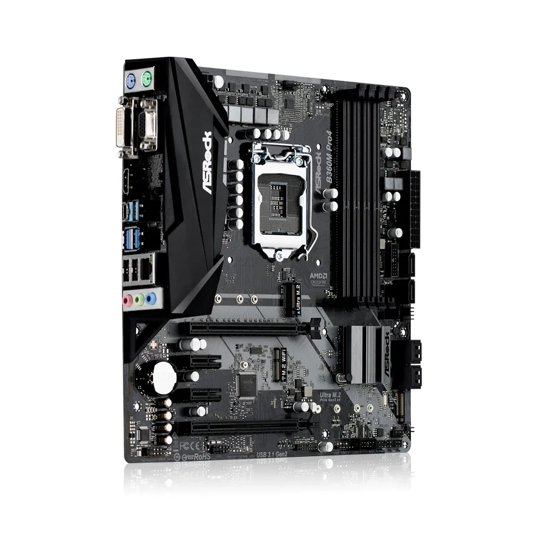 Материнская плата ASRock B360M PRO4