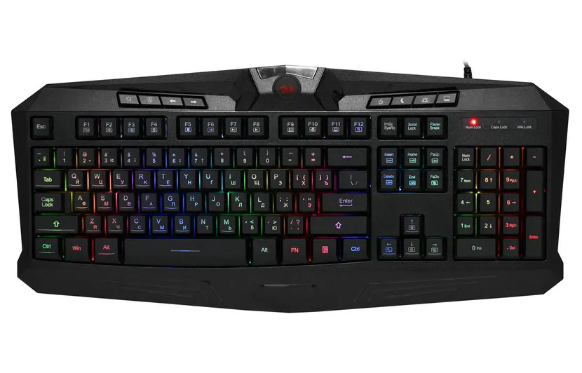 Клавиатура+мышь+коврик для мыши+ наушники Defender Redragon S101-BA