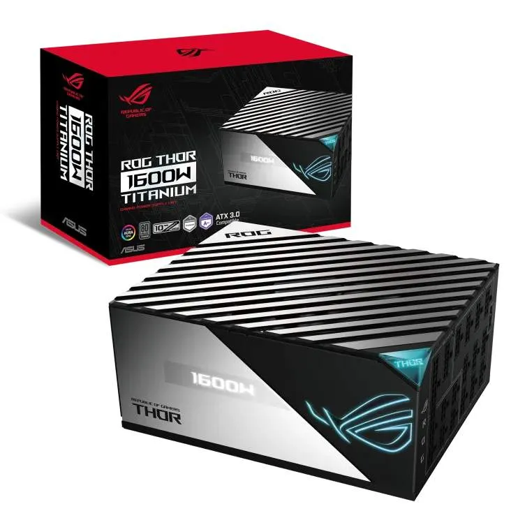 Блок питания 1600W ASUS ROG-THOR-1600T-GAMING