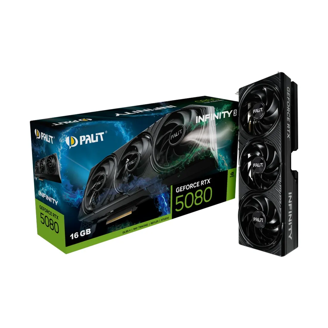 Видеокарта Palit GeForce RTX 5080 Infinity 3 16GB NE75080019T2-GB2035S