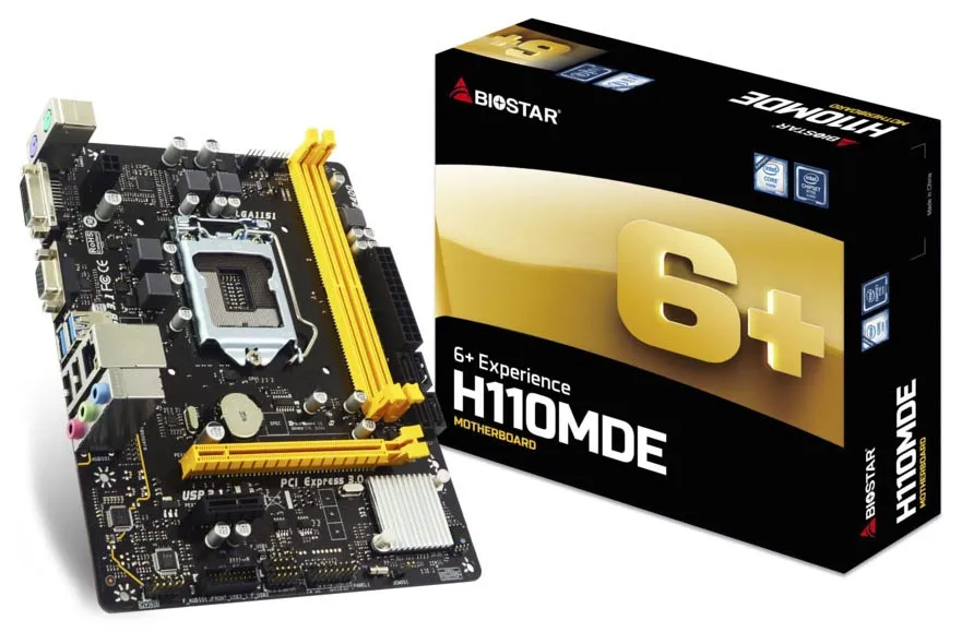 Материнская плата Biostar H110MDE