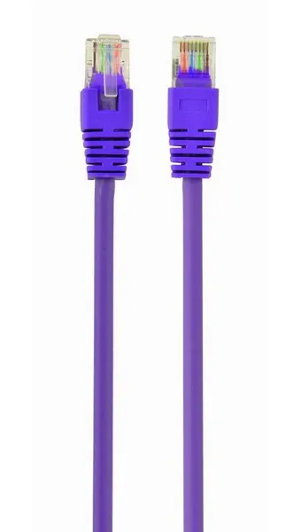 Патч корд UTP 5e-Cat 0.25 m Cablexpert PP12-0.25M/V фиолетовый
