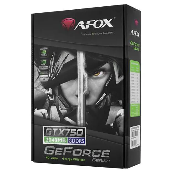 Видеокарта 2GB Afox GTX 750 AF750-2048D5H6