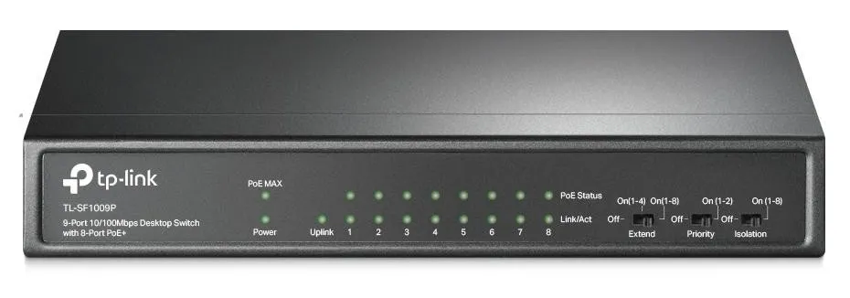 Коммутатор TP-Link TL-SF1009P 8-port