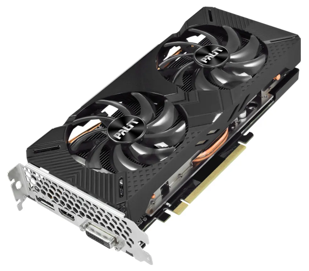 Видеокарта 6Gb PALIT GTX1660 SUPER GP 6G NE6166S018J9-1160A