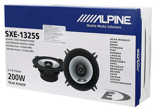 Колонки автомобильные Alpine SXE-1325S