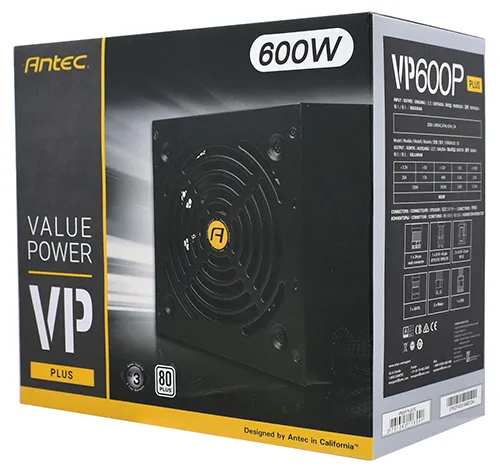 Блок питания Antec VP600P Plus EC