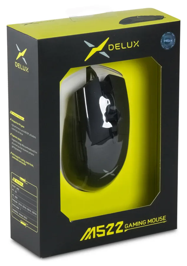 Компьютерная мышь Delux DLM-522OUB