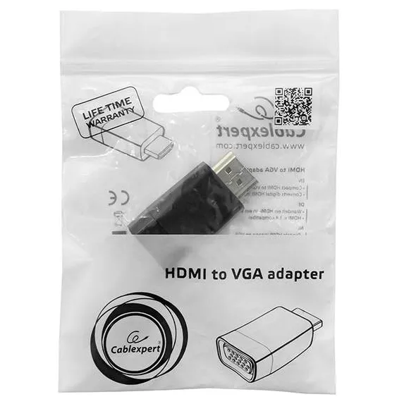 Переходник HDMI - VGA Cablexpert A-HDMI-VGA-001, OEM