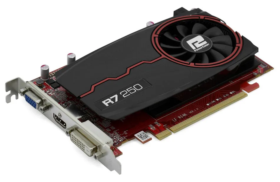 Видеокарта 2 GB PowerColor AX R7 250 2GBD3-DH