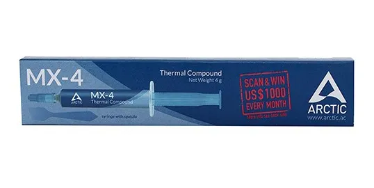 Термопаста Arctic Cooling MX-4  4г шприц + аппликатор