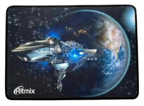 Компьютерная мышь + Pad Ritmix ROM-366MP black