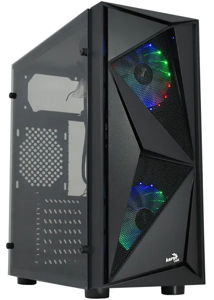 Корпус для ПК ATX AeroCool Glider Cosmo-G-BK-v1 black