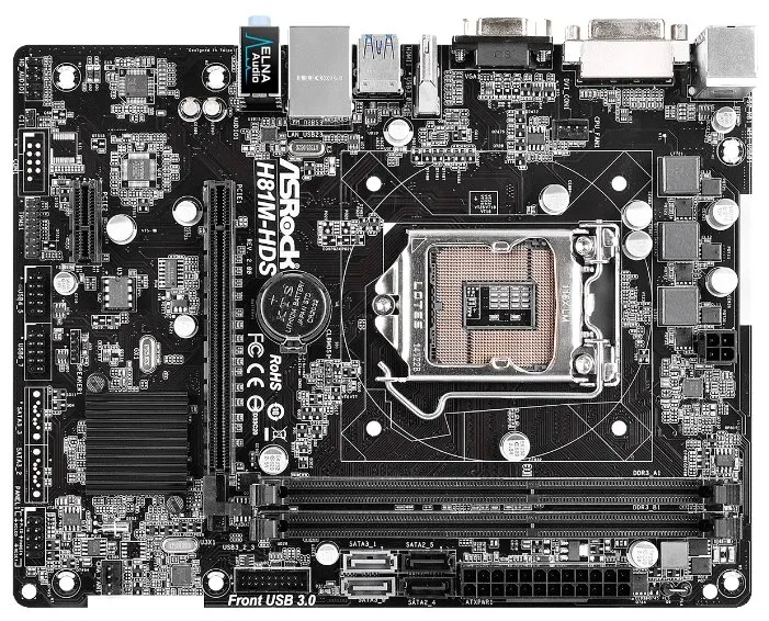 Материнская плата ASRock H81M-HDS