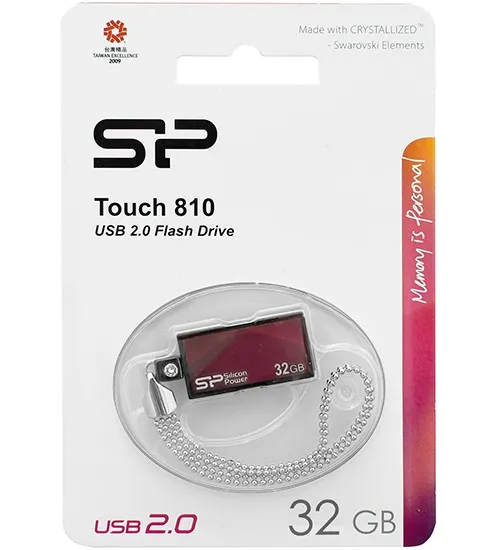 USB флешка 32GB Silicon Power Touch 810 SP032GBUF2810V1R USB 2.0 red