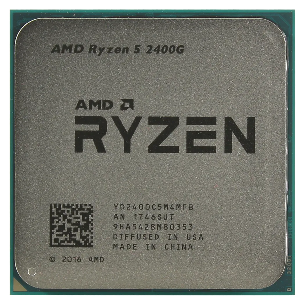 Процессор AMD Ryzen 5 2400G Tray
