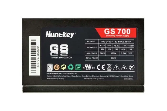 Блок питания ПК 700W MAX Huntkey GS700