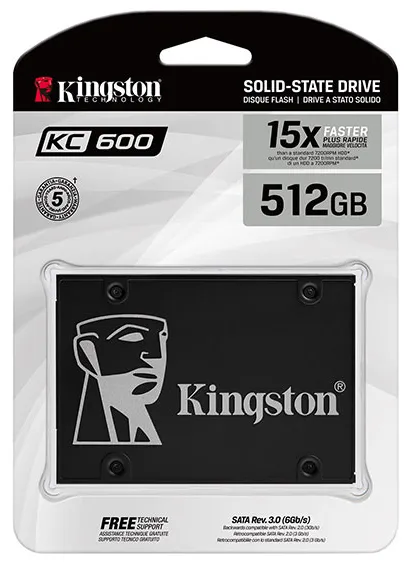 SSD накопитель 512 GB Kingston KC600 SKC600/512G