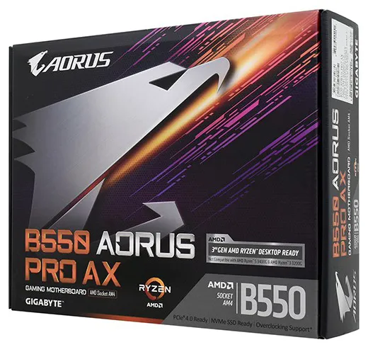 Материнская плата Gigabyte B550 AORUS PRO AX