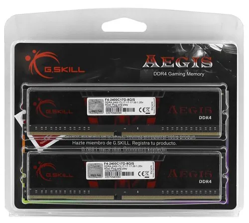 Оперативная память 8 GB kit G.Skill Aegis F4-2400C17D-8GIS