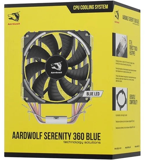 Кулер для процессора Aardwolf SERENITY 360 BLUE