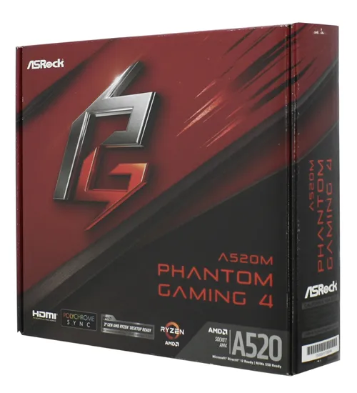 Материнская плата ASRock A520M PHANTOM GAMING 4