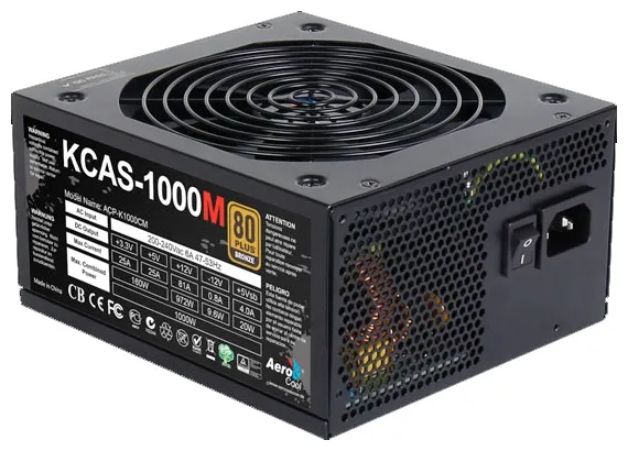 Блок питания ATX AeroCool Kcas-1000M