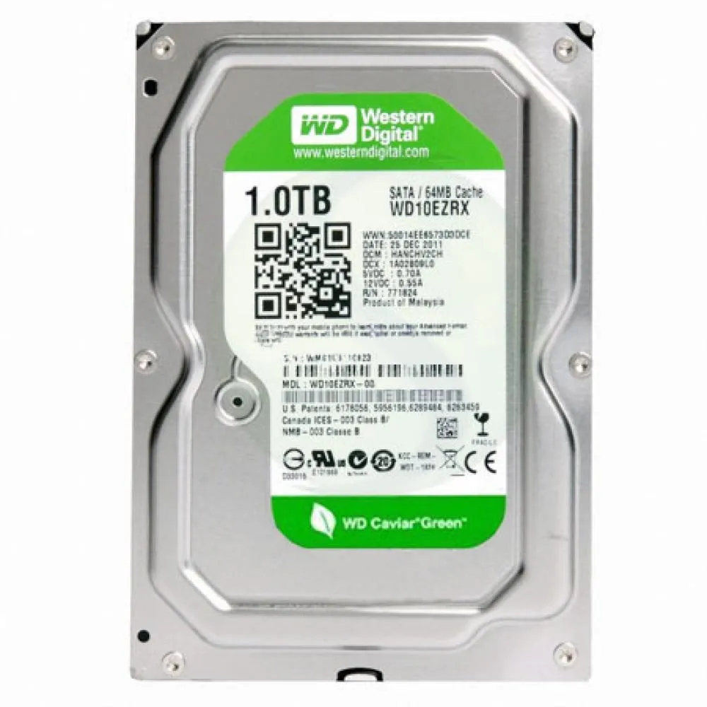 Жесткий диск 1000ГБ WD Green WD10EZRX