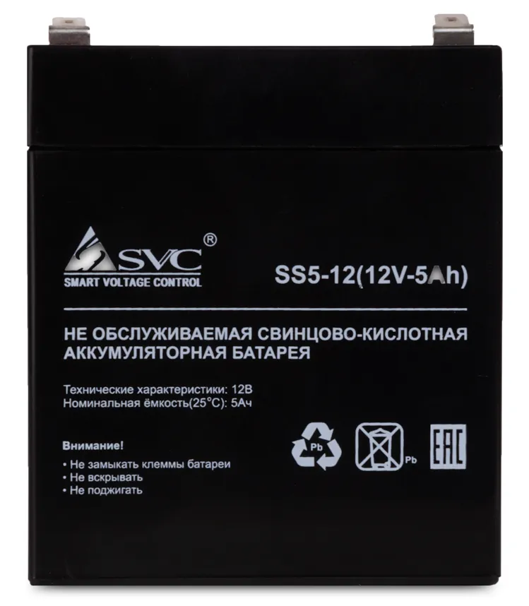 Батарея SVC SS5-12 12В 5 Ач